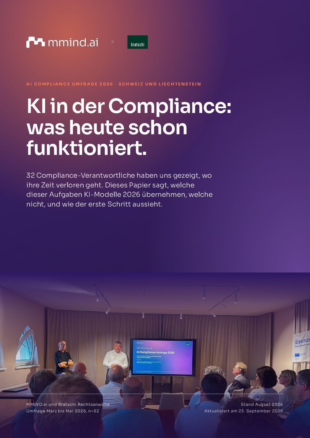 KI und Compliance: Das Whitepaper hält Anwendungsfelder und Governance-Empfehlungen fest.