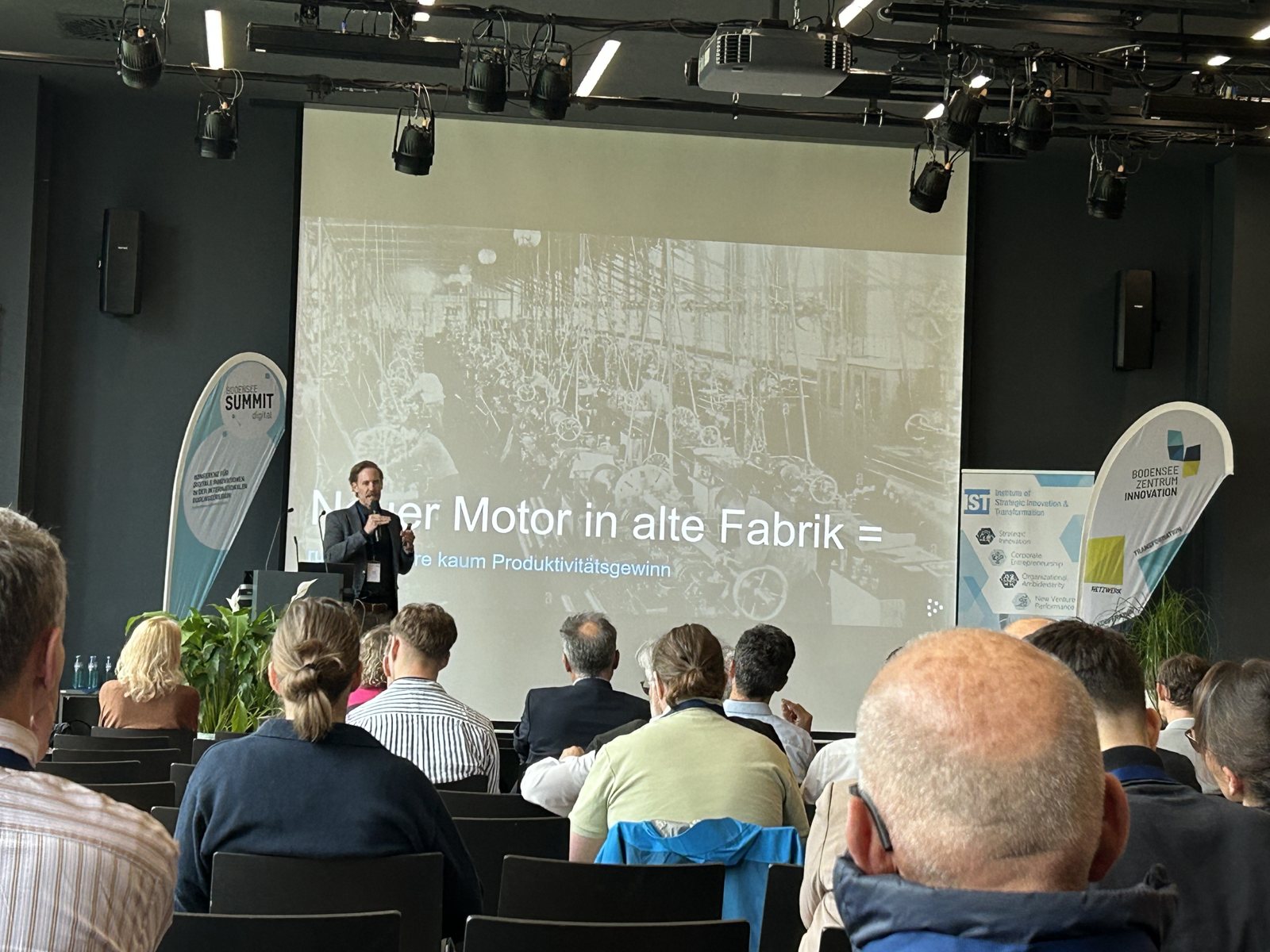 Ulf Valentin, Convidera: Ein neuer Motor in einer alten Fabrik bringt kaum Produktivität.