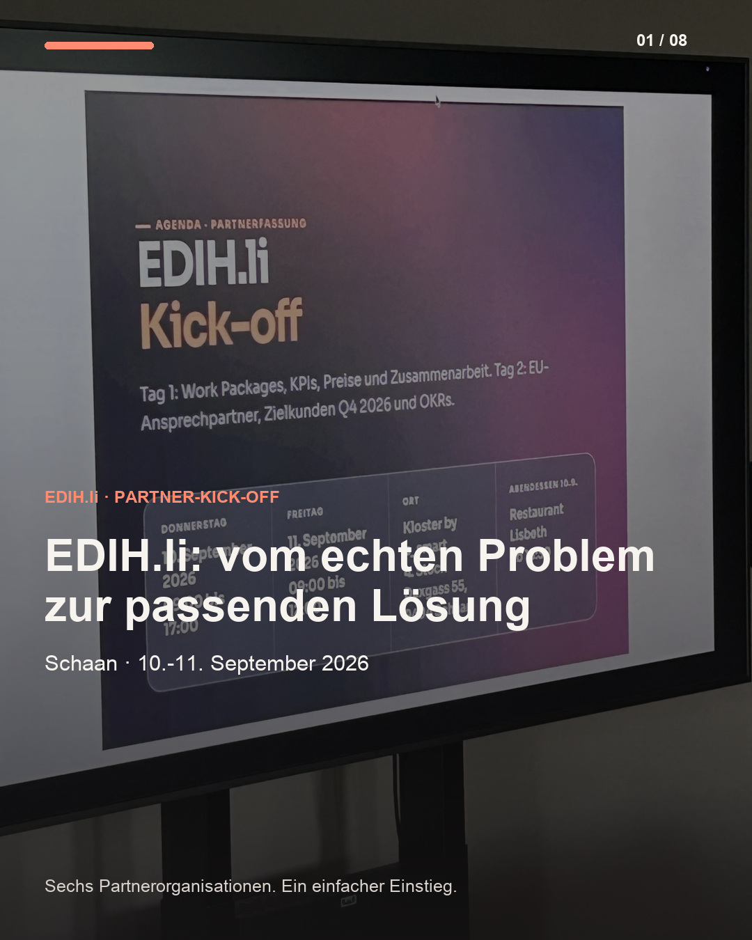 EDIH.li: vom echten Problem zur passenden Lösung